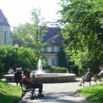 Lądek Zdrój - park, centrum 